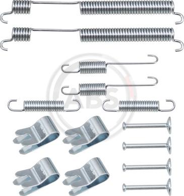 A.B.S. 0053Q - Kit accessori, Ganasce freno autozon.pro