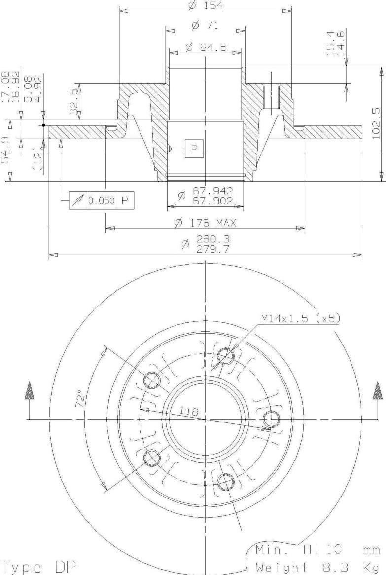 A.B.S. 08.9597.10 - Discofreno autozon.pro