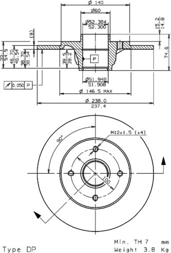 A.B.S. 08.5834.10 - Discofreno autozon.pro