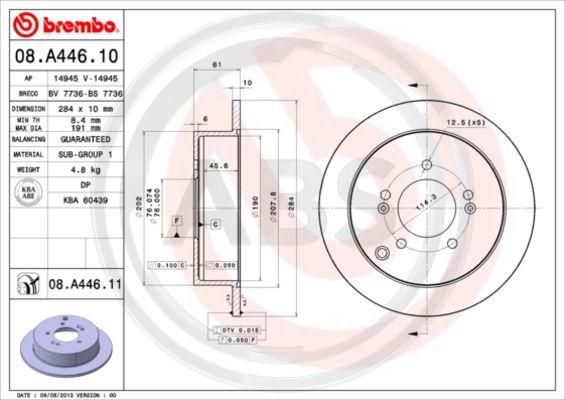 A.B.S. 08.A446.11 - Discofreno autozon.pro