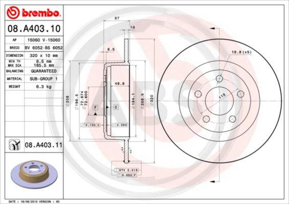 A.B.S. 08.A403.11 - Discofreno autozon.pro