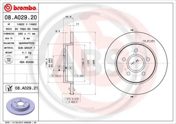 A.B.S. 08.A029.21 - Discofreno autozon.pro