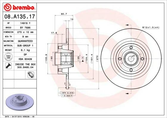 A.B.S. 08.A135.10 - Discofreno autozon.pro