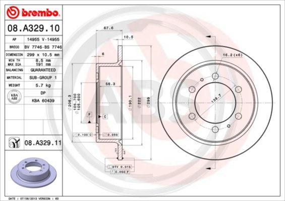 A.B.S. 08.A329.10 - Discofreno autozon.pro