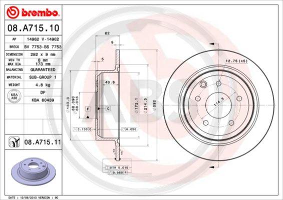 A.B.S. 08.A715.11 - Discofreno autozon.pro