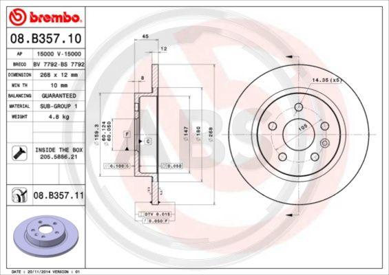 A.B.S. 08.B357.10 - Discofreno autozon.pro