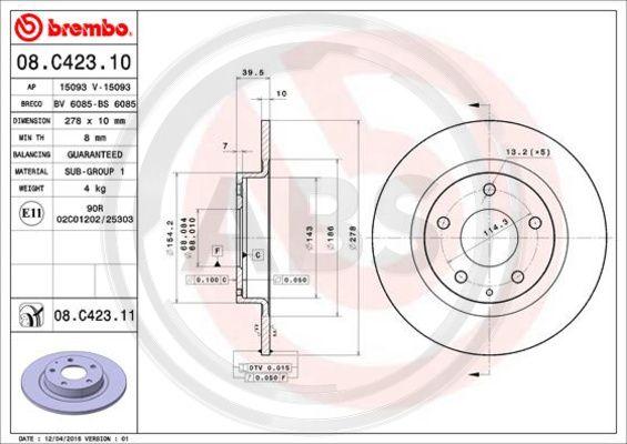 A.B.S. 08.C423.11 - Discofreno autozon.pro