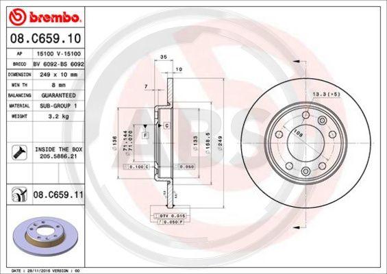 A.B.S. 08.C659.11 - Discofreno autozon.pro