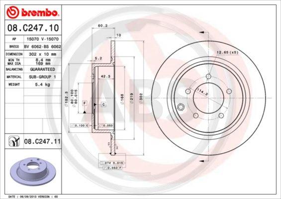 A.B.S. 08.C247.11 - Discofreno autozon.pro