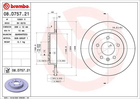 A.B.S. 08.D757.21 - Discofreno autozon.pro