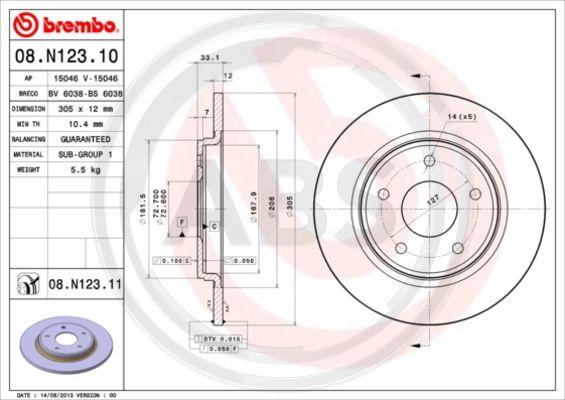 A.B.S. 08.N123.11 - Discofreno autozon.pro