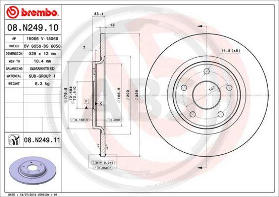 A.B.S. 08.N249.11 - Discofreno autozon.pro