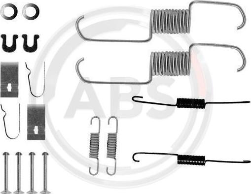 A.B.S. 0743Q - Kit accessori, Ganasce freno autozon.pro