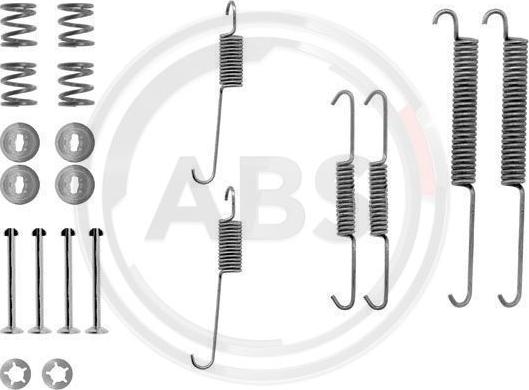 A.B.S. 0754Q - Kit accessori, Ganasce freno autozon.pro