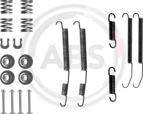 A.B.S. 0760Q - Kit accessori, Ganasce freno autozon.pro