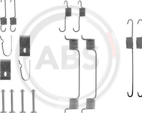 A.B.S. 0700Q - Kit accessori, Ganasce freno autozon.pro