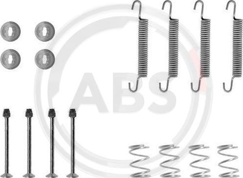 A.B.S. 0711Q - Kit accessori, Ganasce freno stazionamento autozon.pro