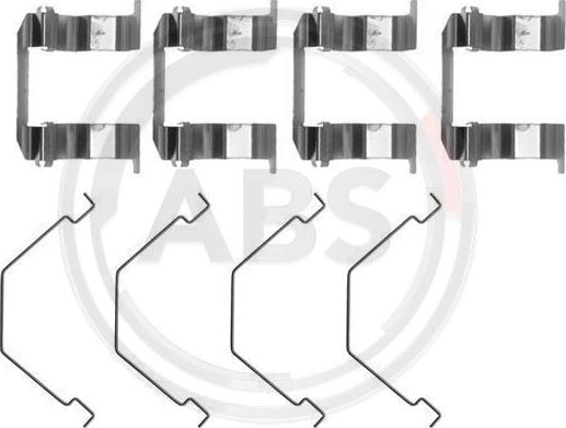 A.B.S. 1158Q - Kit accessori, Pastiglia freno autozon.pro
