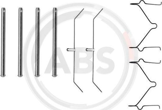 A.B.S. 1129Q - Kit accessori, Pastiglia freno autozon.pro