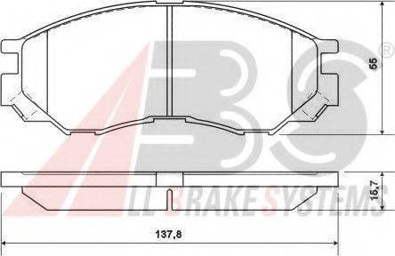 A.B.S. 36925 OE - Kit pastiglie freno, Freno a disco autozon.pro