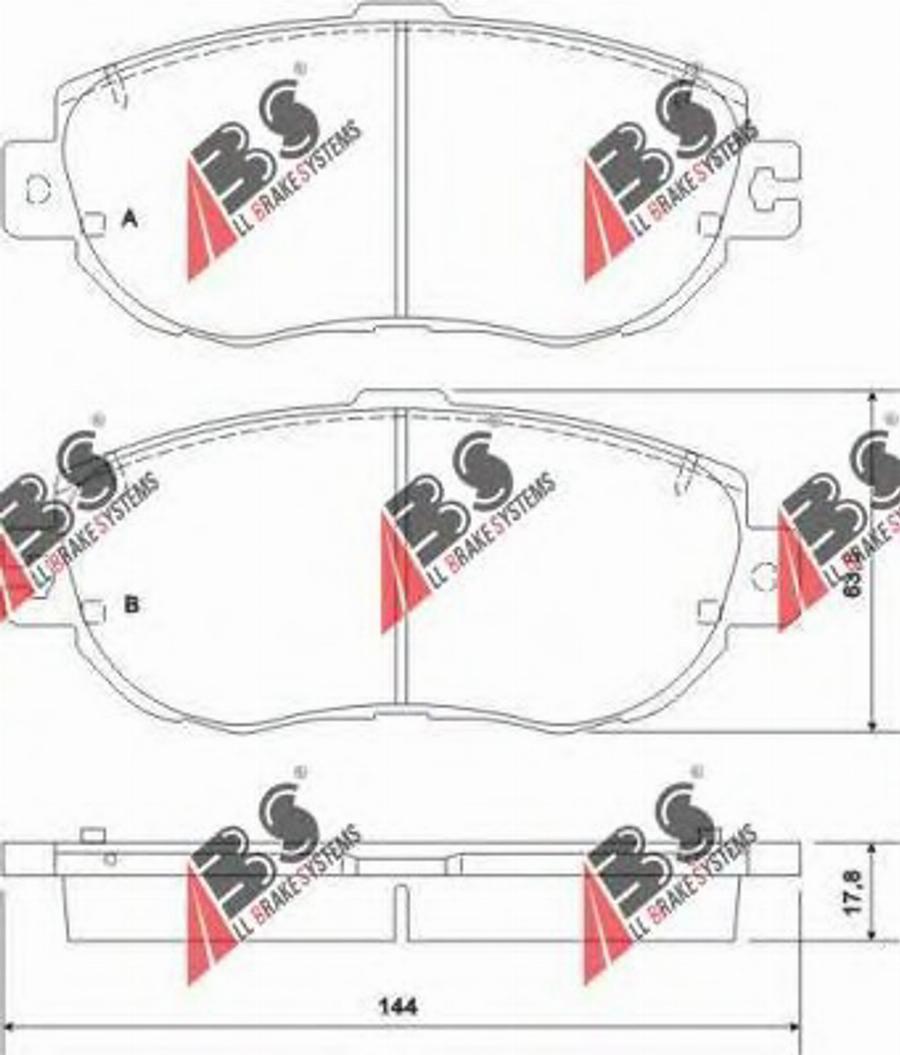 A.B.S. 36920OE - Kit pastiglie freno, Freno a disco autozon.pro