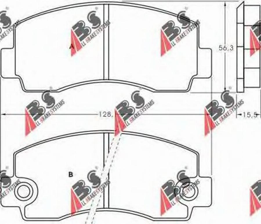 A.B.S. 36415 - Kit pastiglie freno, Freno a disco autozon.pro