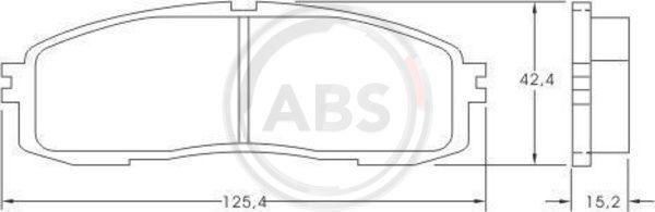 A.B.S. 36626 - Kit pastiglie freno, Freno a disco autozon.pro