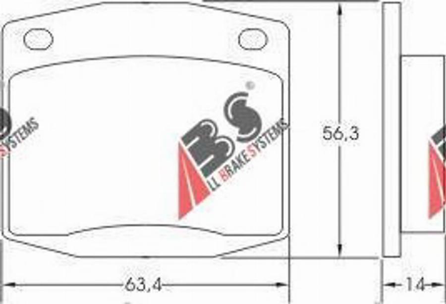 A.B.S. 36126 - Kit pastiglie freno, Freno a disco autozon.pro