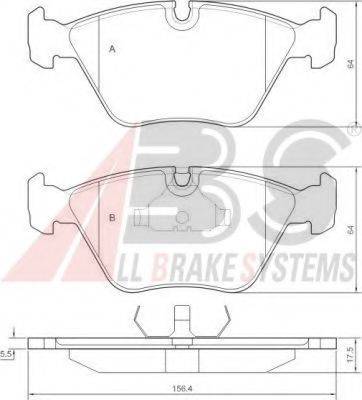 A.B.S. 36755 OE - Kit pastiglie freno, Freno a disco autozon.pro