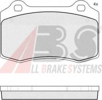 A.B.S. 37691 OE - Kit pastiglie freno, Freno a disco autozon.pro