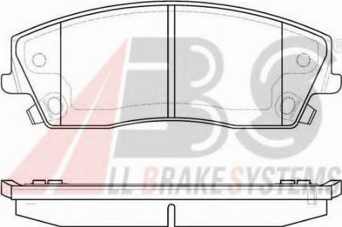 A.B.S. 37609 OE - Kit pastiglie freno, Freno a disco autozon.pro