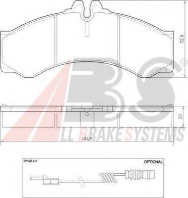 A.B.S. 37000 OE - Kit pastiglie freno, Freno a disco autozon.pro