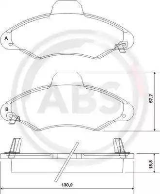 RIDER RD.3323.DB1349 - Kit pastiglie freno, Freno a disco autozon.pro