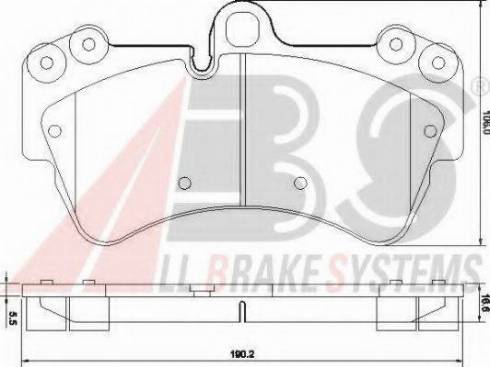 A.B.S. 37391 OE - Kit pastiglie freno, Freno a disco autozon.pro