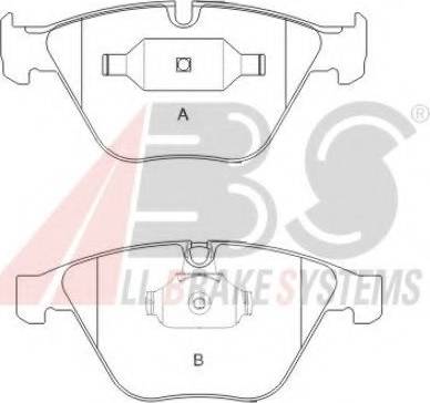 A.B.S. 37346 OE - Kit pastiglie freno, Freno a disco autozon.pro