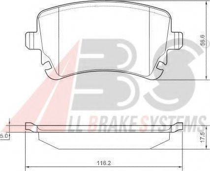 A.B.S. 37366 OE - Kit pastiglie freno, Freno a disco autozon.pro