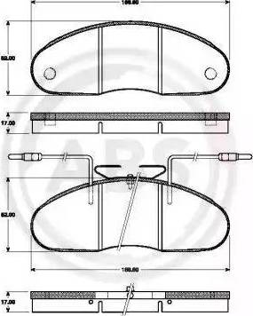 A.B.S. 37385 - Kit pastiglie freno, Freno a disco autozon.pro