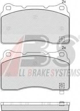 A.B.S. 37716 OE - Kit pastiglie freno, Freno a disco autozon.pro