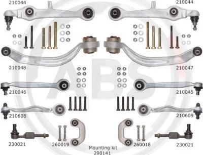 A.B.S. 219900 - Kit riparazione, Braccio trasversale autozon.pro