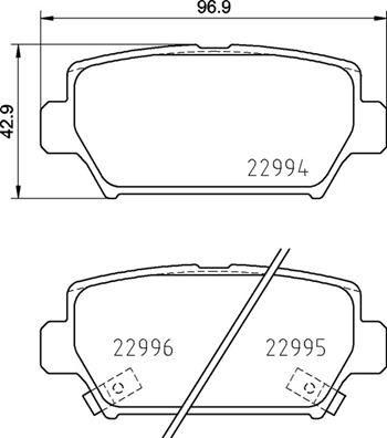 A.B.S. P54062 - Kit pastiglie freno, Freno a disco autozon.pro