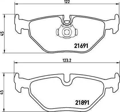 Magneti Marelli 363700201104 - Kit pastiglie freno, Freno a disco autozon.pro