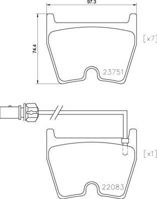 A.B.S. P85139 - Kit pastiglie freno, Freno a disco autozon.pro