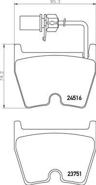 A.B.S. P85138 - Kit pastiglie freno, Freno a disco autozon.pro