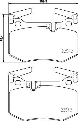 A.B.S. P83164 - Kit pastiglie freno, Freno a disco autozon.pro