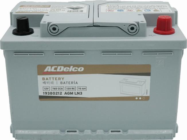 ACDelco 19380212 - Batteria avviamento autozon.pro