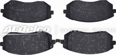 ACDelco 19374448 - Kit pastiglie freno, Freno a disco autozon.pro