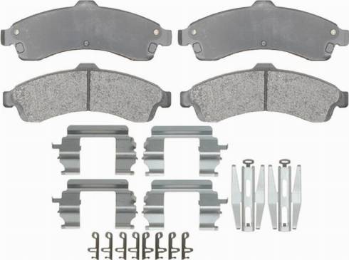 ACDelco 17D882MH - Kit pastiglie freno, Freno a disco autozon.pro