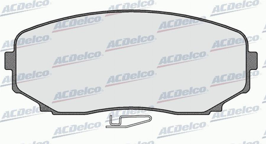 ACDelco AC957681D - Kit pastiglie freno, Freno a disco autozon.pro