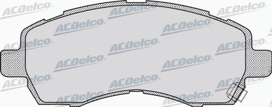 ACDelco AC913681D - Kit pastiglie freno, Freno a disco autozon.pro