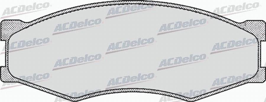 ACDelco AC441581D - Kit pastiglie freno, Freno a disco autozon.pro